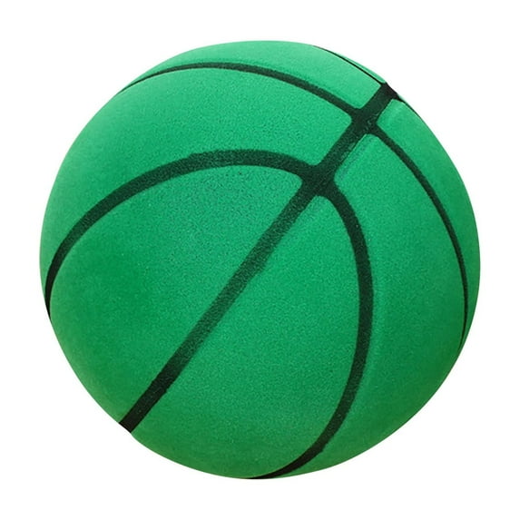 Flocking Silent Basketball-Size 5 Upgrade Dribble Dream Silent Basketball, Silent Basketball Dribbling Basketball No Noise, Foam Basketball, 2025 Upgraded High-Density Pu Foam