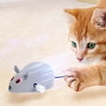 thumbnail image 1 of Flocking Wind-Up Simulation Mouse Toy, Clockwork Cat Entertainment, Tear-Resistant Prey Design, Pet Boredom Relief, 1 of 6