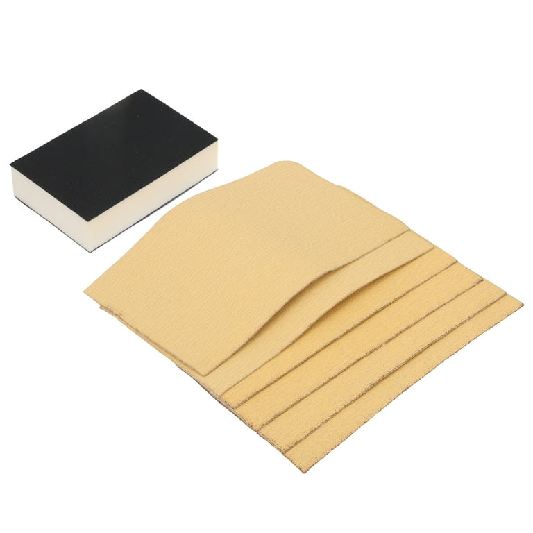Flocking Yellow Sandpaper Strong Grinding Power Self Adhesive Sandpaper With Grinding For Wood Products For Furniture