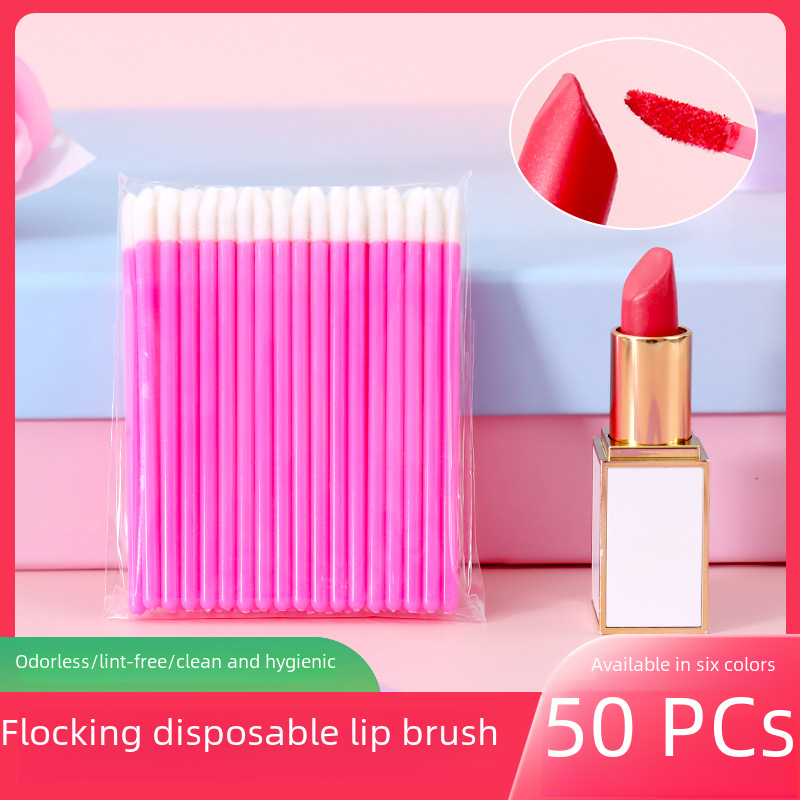Flocking Brush Flocking lip brush stick high color value no hair loss no odor small ...