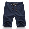 thumbnail image 1 of Floenr Mens Shorts,Mens Casual Drawstring Beach Shorts With Elastic Waist And Pockets Shorts Pants, 1 of 7
