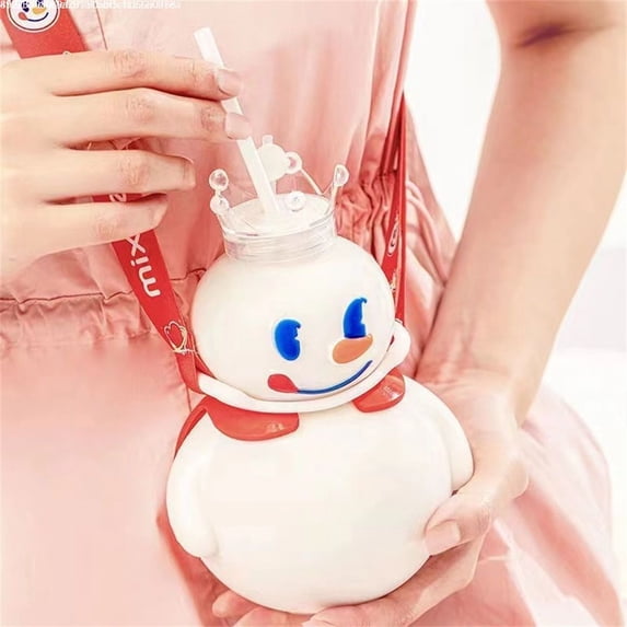 ton cup multifunctional cute snow king ton cup straw cup cup cup