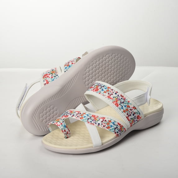 Floenr Womens Sandals Flip Flops for Women,Summer Ladies Sandals Casual Footwear Camouflage Flower Print Women's Casual Sandals