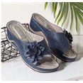 thumbnail image 1 of Floenr Womens Sandals Flip Flops for Women,Woman Fish Mouth Collection Leather Soft Footbed Orthopedic Arch-Support Sandals, 1 of 3