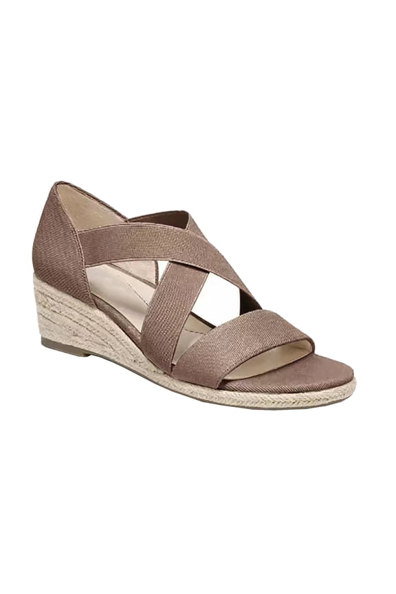 Womens Sandals Flip Flops for Women,Women Wedge Heel Hemp Rope Platform Elastic Strap Buckle Sandals