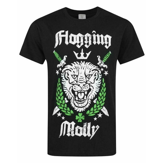 Flogging Molly Mens Black Short Sleeved T-Shirt
