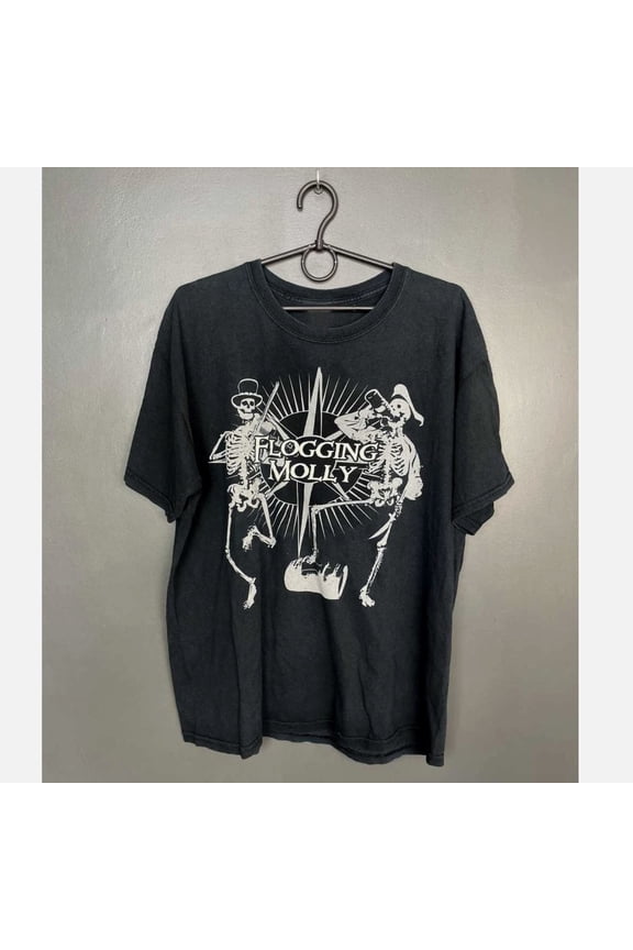 Flogging Molly Rock Band Unisex T-Shirt Cotton Full Size S-5XL