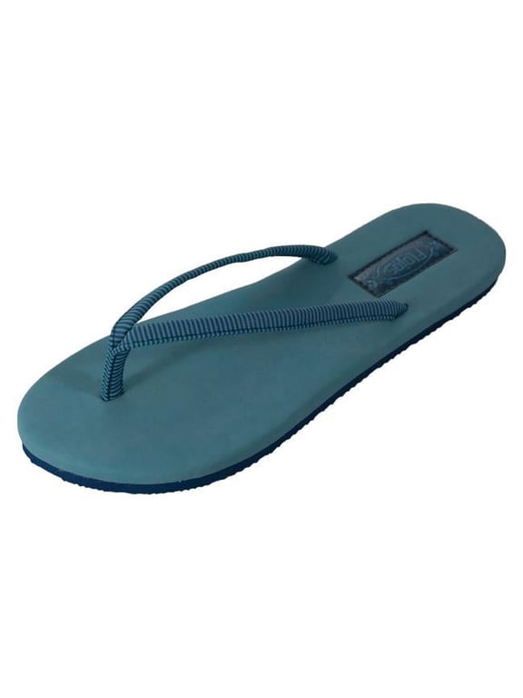Womens Fiesta Arch Support Slip On Flip Flop Sandals, Black (6)