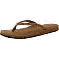 thumbnail image 1 of Flojos Womens Sky Faux Leather Slip On Thong Sandals, 1 of 5