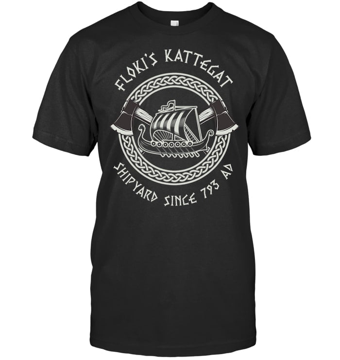 Floki's Shipyard Funny Viking Builder T-Shirt - History Channel Vikings Show Graphic Tee