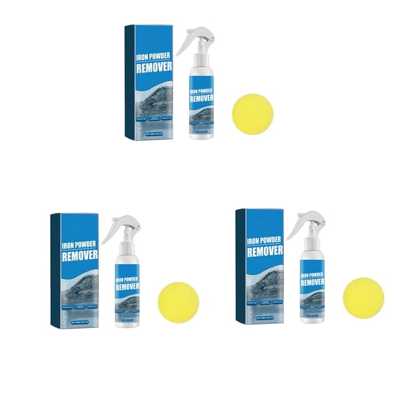 Floleo 100ml Multi-Purpose Car Rust Remover Spray, Penetrating Foam Degreaser & Cleaner for Metal Parts, Engine Bay, Wheels, Includes Sponge & Cloth, Safe on Painted Surfaces