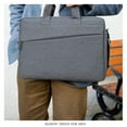 thumbnail image 1 of Floleo 15.6 Inch Laptop Shoulder Bag, Water-Resistant Laptop Sleeve Case with Shoulder Strap for Business, School, Travel - Black Protective Computer Bag, 1 of 6