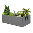 thumbnail image 1 of Floleo 24x12 Inch Fabric Raised Garden Bed, Breathable Planter Box for Vegetables Herbs and Flowers, Aeration Grow Bag with Handles for Patio Balcony Deck Gardening, 1 of 4