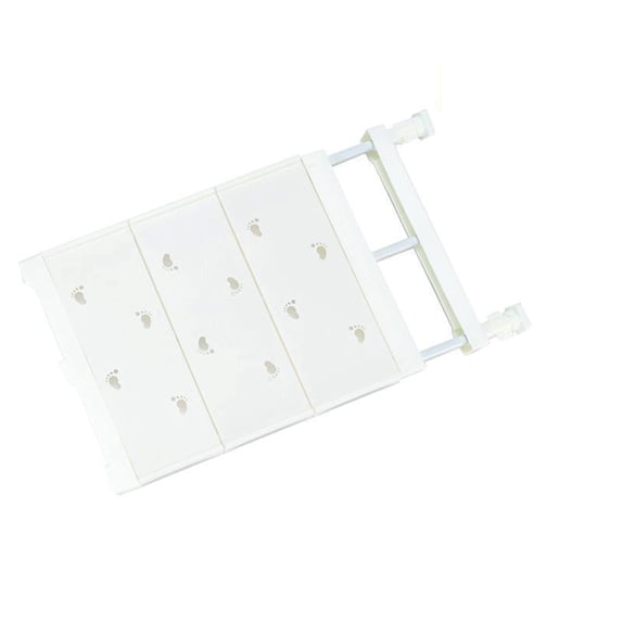 Floleo Adjustable Closet Organizer Shelf, Expandable No Drill Wardrobe Storage Rack with Removable Panels, Tension Mounted for Cabinets, Shelving, and Closets