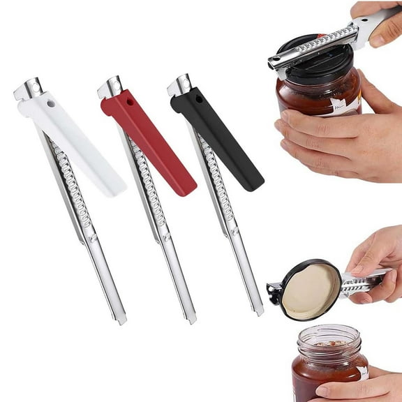 Floleo Adjustable Jar Opener 2Pcs For Seniors With Arthritis, 2024 New Multifunctional Stainless Steel Can Opener Jar Lid Openers For Seniors, Jar Opener For Weak Hands Manual Jar Bottle Opener