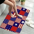 thumbnail image 1 of Fnochy American Flag Runner Rug Floor Mat Non-Skid July Fourth Kitchen Rug Soft Area Rug For Bathroom Entryway Hallway Dining Living Room, 1 of 8