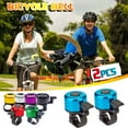 thumbnail image 1 of Floleo Bike Bell 2 Pack With Loud Melodious Sound Classic Mini Bicycle Bell For Kids Adults Bike Horn For Road, Mountain Bike For Scooter, Mtb, Bmx, 1 of 1
