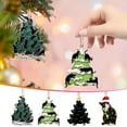 thumbnail image 1 of Floleo Black Cat Christmas Ornaments - Black Cat Xmas Decor Tree Hanging - 2024 Black Kitten Christmas Ornament, 1 of 3