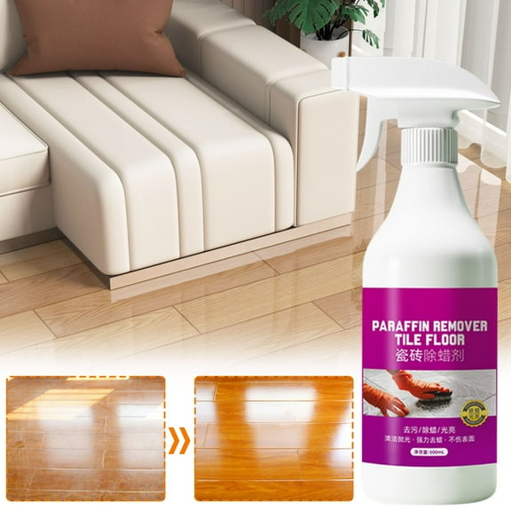 Floleo Ceramic Tile Wax Remover for Floor Cleaning, Efficient Wax Removal Solution, Gentle Non-Damaging Formula, Multi-Surface Safe, Quick Polish Restorer, Eco-Friendly Household Cleaner 500ml