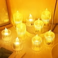 thumbnail image 1 of Floleo Christmas LED Candles, Tea Lights Candles Battery Operated,Flameless Electric Votive Tealight Candles For Wedding, Birthday, Table Centerpiece Halloween Christmas Decorations, 1 of 5
