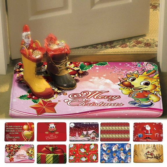 Floleo Christmas Moose Dish Drying Mat 15.7*23.6In For Winter Santa Claus Kitchen Counter Decor Absorbent Microfiber Deers Animal Dishes Pad Dish Drainer Rack Mats Kitchen Accessories