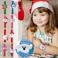 thumbnail image 1 of Floleo Christmas Slap Bracelets Christmas Wristband Santa Claus Christmas Tree Elk Snap Bracelet Wrist Band For Christmas Theme Party Decoration Christmas Bracelet, 1 of 3