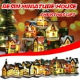 thumbnail image 1 of Fnochy Christmas Village Sets Christmas Decoration, LED Lighted Christmas Village Houses Christmas Winter Snow Village Collectible Buildings Decorative Tabletop Decoration Xmas Holiday Home Decor, 1 of 3