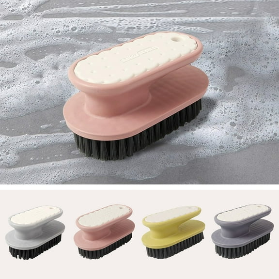 Floleo Cleaning Brush Soft Bristle Brush Laundry Scrub Brush Clothes Underwear Shoes Scrubbing Brush ,Easy To Grip Household Cleaning Brushes Tool For Countertops Bathtubs