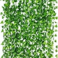 thumbnail image 1 of kayannuo 12 Strands 86 FT Artificial Lvy Leaf Vine Garland Fake Foliage Hanging Plants, 1 of 8