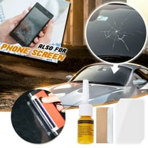 Floleo Clearance Automotive Glass Repair Kit Windshield Crack Chip Fix Tool Advanced Resin Formula Quick Easy Invisible Repair for Cars Furniture Smartphones