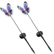 Floleo Clearance Butterfly Solar Power LED Light Outdoor Garden Lawn Lamp Decor Fairy Light