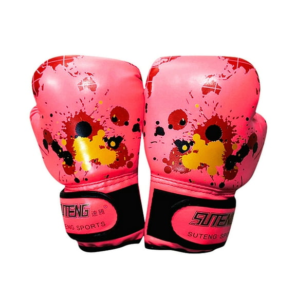 kayannuo Children Cartoon Boxing Gloves Kickboxing Punching Bag Training Fight Age 3-10