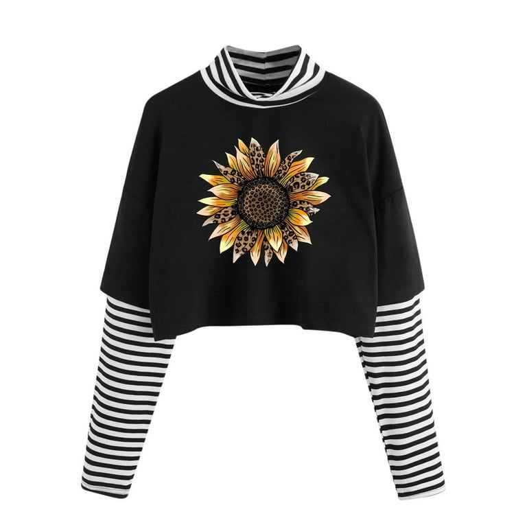 Moon And Sun Inside Sunflower Graphic T-Shirt Moon And Sun Inside Sunflower Graphic T-Shirt