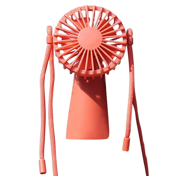 Floleo Clearance Lazy Lanyard Small Fan, Mini Desktop Handheld Neck Fan, 3-in-1 Portable Fan for Summer, Lightweight Personal Cooling Fan, 90° Adjustable for All-Day Comfort