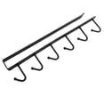 thumbnail image 1 of kayannuo Over The Door 5 Hooks Home Bathroom Organizer Rack Clothes Coat Hat Towel Hanger, 1 of 7