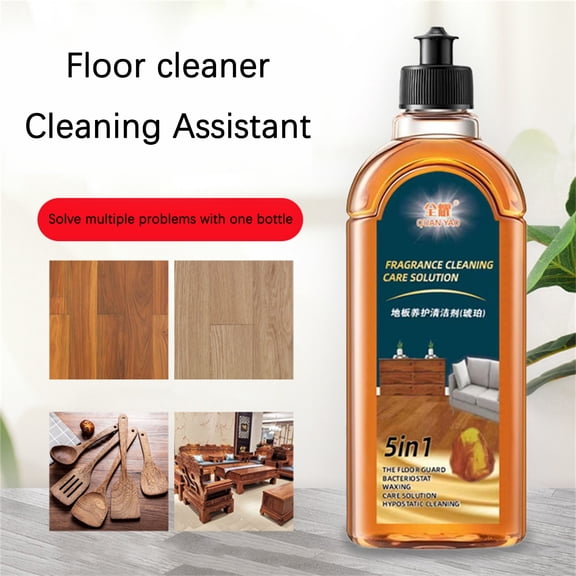 Fnochy Clearance Plant-Based Floor Cleaner for Tile Wood Laminate Vinyl, Multi-Surface Safe Powerful Formula, 500ml Eco-Friendly Non-Toxic Sparkling Fresh