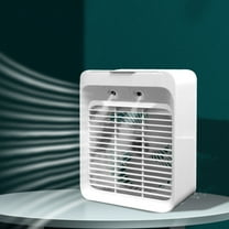Floleo Clearance Small Fan Portable USB Air Cooler with Humidifier 3 Speeds for Home Office Bedroom Travel Energy Saving Low Noise