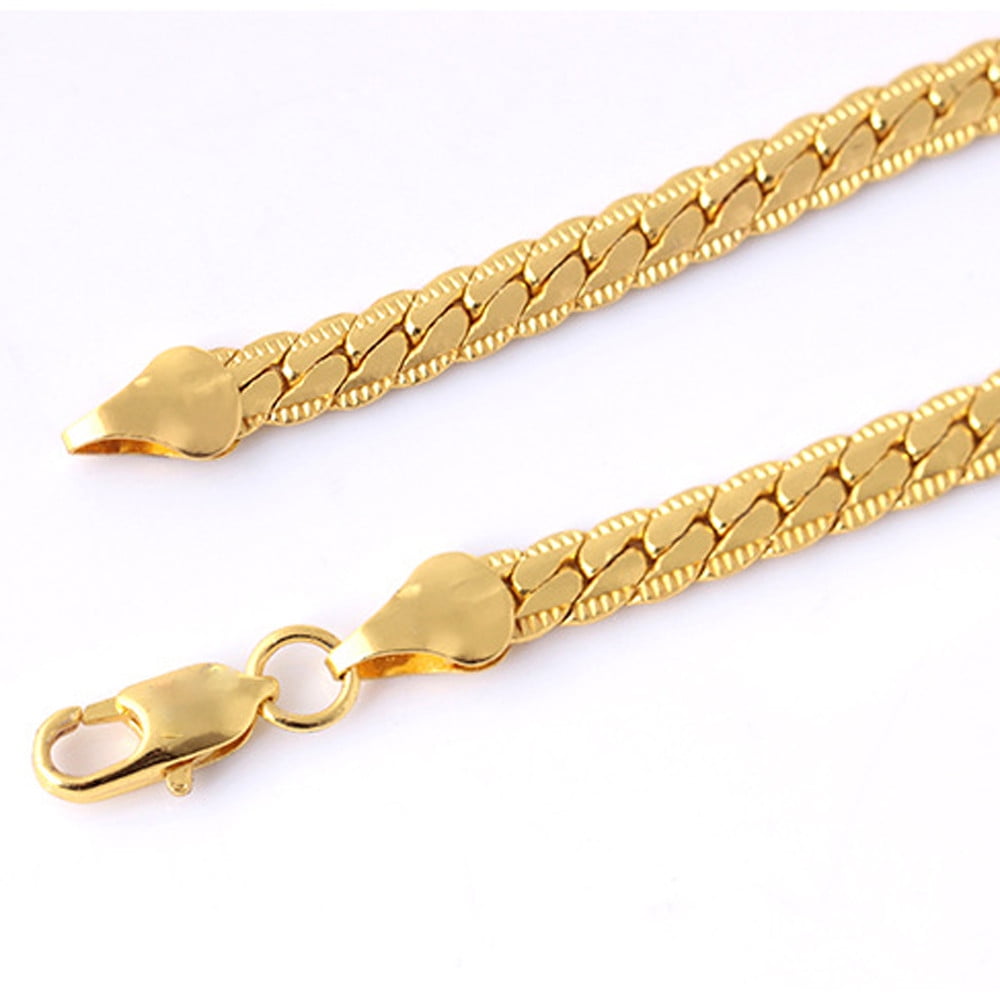 Bulgari 1980's Amethyst Tourmaline Cabochon 18 Karat Yellow Gold Curb Link  Vintage Unisex Bracelet | Wilson's Estate Jewelry