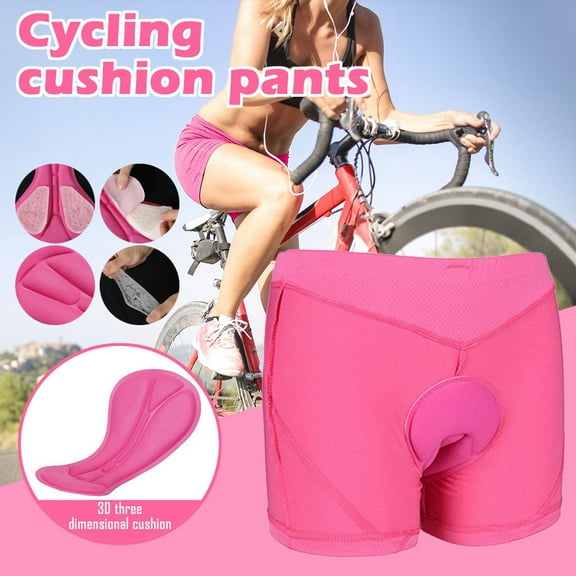 Floleo Cycling Underwear Shorts 3D Padded Gel Women'S Bike Bicycle Undershorts Lightweight Breathable Quick Dry