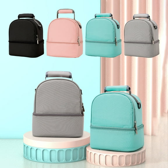 Floleo Double Layer Breastmilk Cooler Bag With Ice Pack,Breast Milk Cooler On The Go,Breastmilk Cooler Bag Keep It Fresh