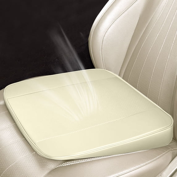Floleo Car Seat Cushion for Short Drivers - Memory Foam Seat Riser Height Boost 2in, Ergonomic Back Pain Relief Car Seat Pad Non-Slip Breathable for Office Chair