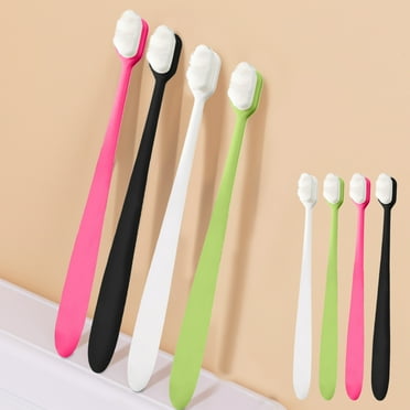 Floleo Extra Soft Toothbrushes Micro Nano Manual Toothbrush For Sensitive Gums With Extra Soft Bristles For Fragile Gums Adult Kid Children