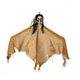thumbnail image 1 of Floleo Halloween Ghost Linen Hanging Decoration, Skull Pendant Outdoor Party Prop, Spooky Bar KTV Decor, Horror Theme Scene Ornament., 1 of 6