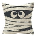thumbnail image 1 of Floleo Halloween Linen Pillow Cover, Decorative Throw Cushion Case with Hidden Zipper, Fall Sofa Bed Home Accent, 1 of 8