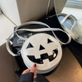 thumbnail image 1 of Floleo Halloween Novelty Pumpkin Purse ,Halloween Pumpkin Crossbody Bag ,Horror Halloween Funny Purses Handbags, 1 of 9