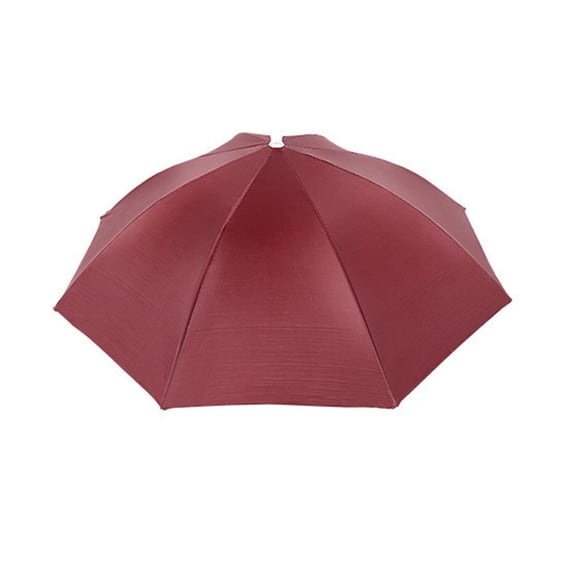 Floleo Hands Free Umbrella Hat, Windproof Rainproof Fishing Sun Hat with Sunshade, Wearable Sun Protection Hat for Outdoor Gardening, Beach, Hiking, and Events