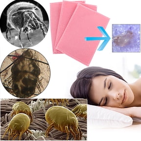 Floleo Insect Killing Pad 5 Pack, Bed Bug Trap and Killer Mat for Mattress, Natural for Home Hotel, Safe for Pets Kids, 6x4 inch Counter Pest Pad