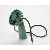 Floleo Lazy Lanyard Small Fan Mini Desktop Handheld Neck Fan 3 in 1 Portable Fan for Summer Cool Breeze Lightweight Comfortable 90° Adjustable for Makeup Outdoor Office Travel