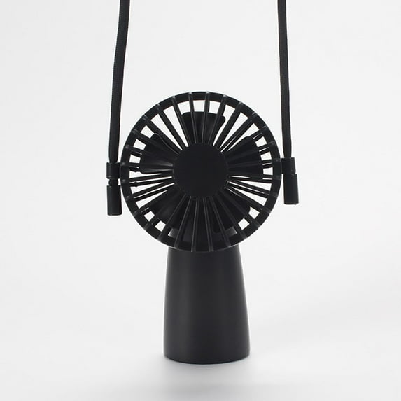 Floleo Lazy Lanyard Small Fan, Mini Desktop Handheld Neck Fan, 3-in-1 Portable Fan for Summer, Lightweight Personal Cooling Fan, 90° Adjustable for Makeup & Outdoor Use