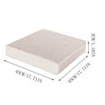 thumbnail image 1 of Floleo Linen Seat Cushion High Resilience Sponge Pad Comfortable Support for Sofa Chair Window Tatami Indoor Outdoor Use Removable Washable Cover, 1 of 6